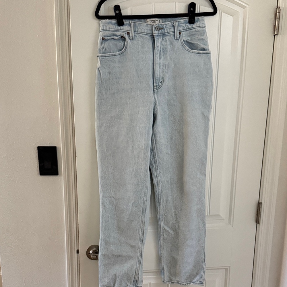 Abercrombie & Fitch High Rise 90s Carpenter Straight Jeans